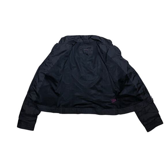 Last Kiss Jacket OOAK Bomber Jacket Upcycled Junior's Size Medium - Picture 3 of 8